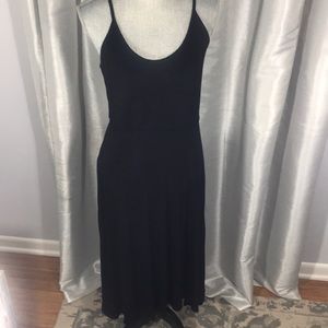 LOFT Black Knit Dress with Pockets - Size S